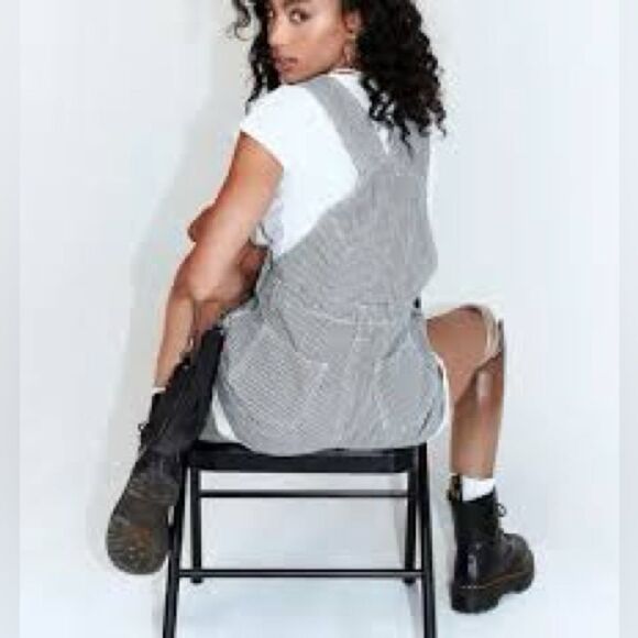 Princess Polly Gingham overalls size 4 ladies - Picture 1 of 9